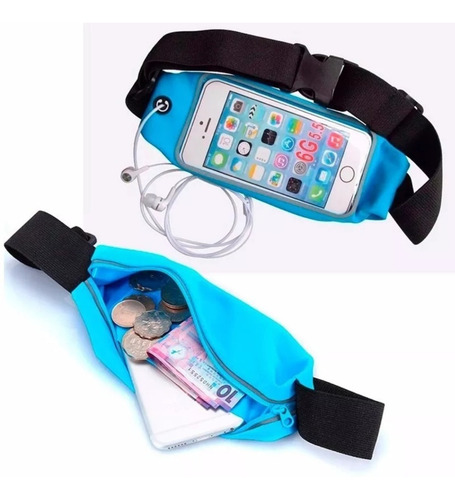 Pochete Fitness Corrida Porta Celular Até 6 Polegadas Chuva