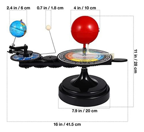 Y Kit De Modelo Do Sistema Solar - A Terra E A Lua Giram