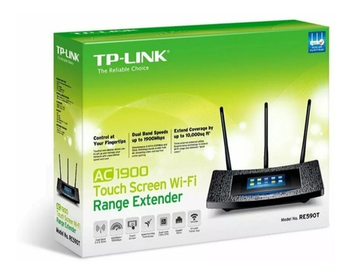 Repetidor Wi Fi Tp Link Ac1900 Pantalla Tactil Nuevo Regalo.