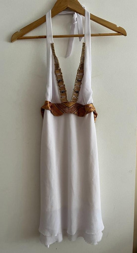 Vestido Tucci Blanco. Talle S