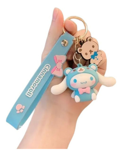 Llavero Sanrio Cinnamoroll Pulsera Para La Mano De Silicón