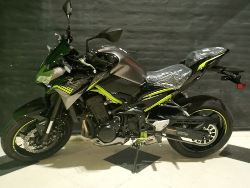Kawasaki Z900 2021 0km Gris Con Verde
