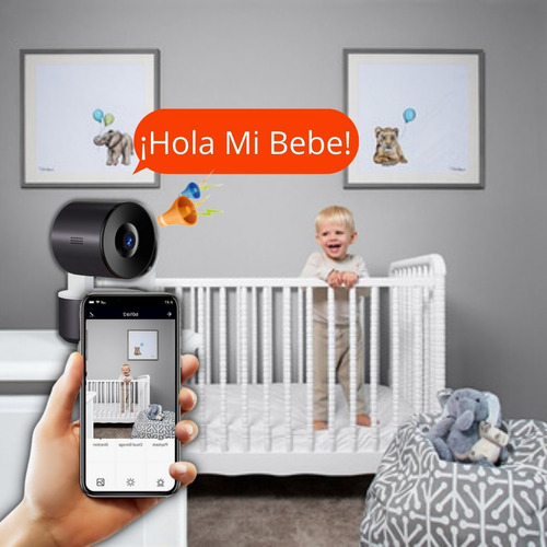 Imagen 4 de 7 de Cámara Seguridad Wifi Inteligente Full Hd, Auto Tracking Ia
