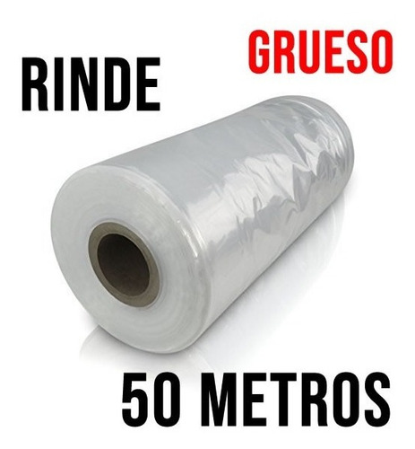 Rollo 45 Cm Bolsa Tubo Polietileno 100 Mic Bobina 50 Metros