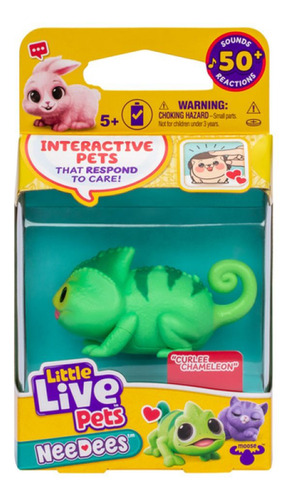 Moose Little Live Pets Needees Curlee Camaleon