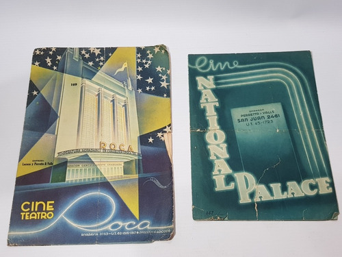 Imagen 4 de 10 de Antiguos Programas Cine 1940 Lote X 52 Roca Unión Mag 56761