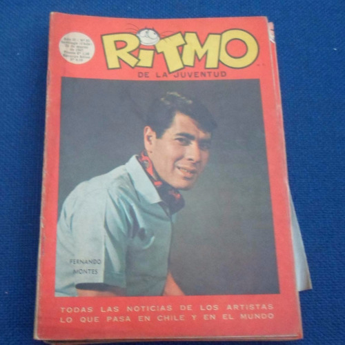 Revista Ritmo De La Juventud, Año 2 N° 81, Fernando Montes ,