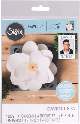 Sizzix Framelits Grande Magnolia Flor De 4 Muere    