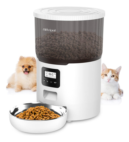 Comederos Automticos Para Gatos Con Temporizador, Alimentado