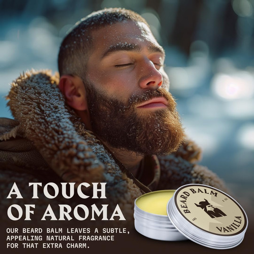 Striking Viking Vanilla Beard Balm Condicionador Para Barba - Baunilha 60g