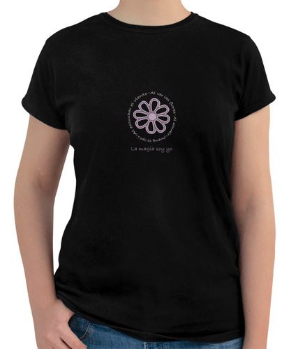 Imagen 2 de 6 de Playera Dama La Magia Soy Yo Todo Es Bueno Espiritualidad