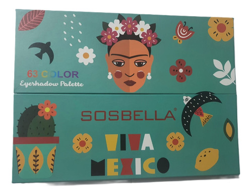 Paleta De Sombras De Frida Kahlo 63 Colores