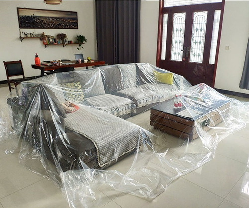 Nylon Cobertor Protector Muebles Polvo & Pintura 4mx5m N14