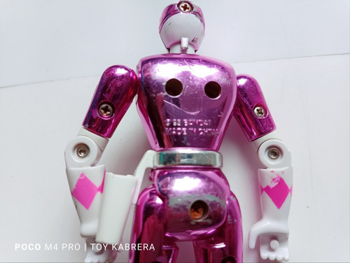 Power Rangers The Movie Pink Ranger Metalic Rosa Bandai 1995 (Usado)
