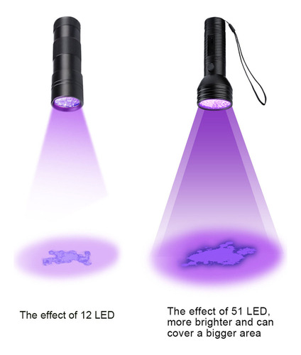 395nm 51 Linterna Led Uv