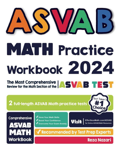 Libro: Libro De Ejercicios De Práctica Matemática De Asvab: