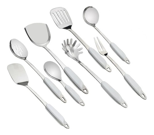 Utensilios De Cocina De Acero Inoxidable De 8 Piezas