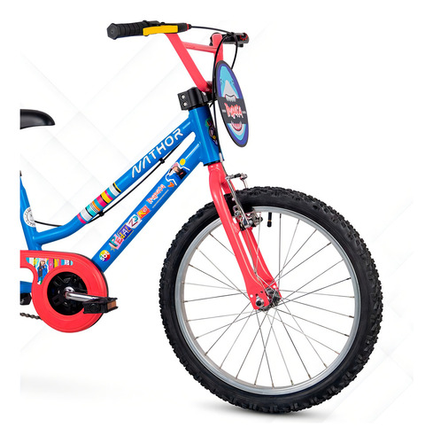 Bicicleta Nathor Aro 20 Trapaça Sbt Pedalzera - 7 Anos Cor Azul Tamanho do quadro 20
