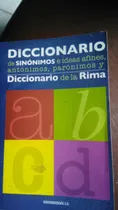 Comprar Diccionario Lengua Española, Sinónimos, Antónimos , Afines