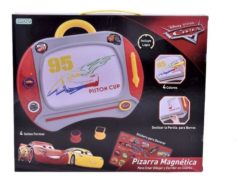 Imagen 1 de 2 de Pizarra Magnetica Cars Con Colores (5110)