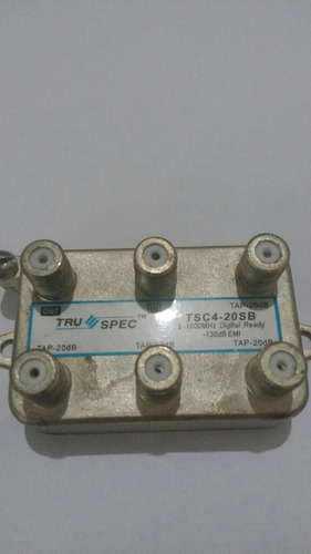 Divisor Tap Tru Spec Tsc4- 20sb - Antena Uhf Vhf E Tv Cabo (Usado)