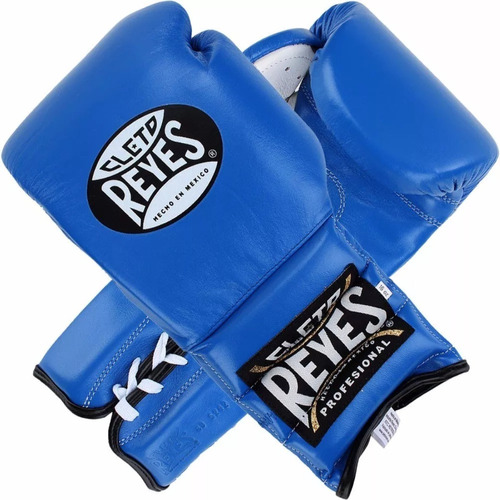 Guantes Box Cleto Reyes Agujeta Azul 16 Oz