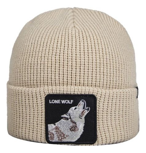 Gorro Goorin Bros Lone Wolf Estambre Beige Original Unitalla