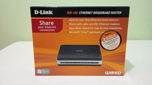 Router D-link 100 Para El Hogar (Usado)