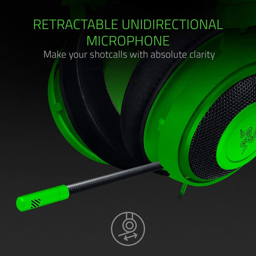 Imagen 6 de 7 de Audifono C/microf. Razer Kraken Multi-platform Verde (2019)