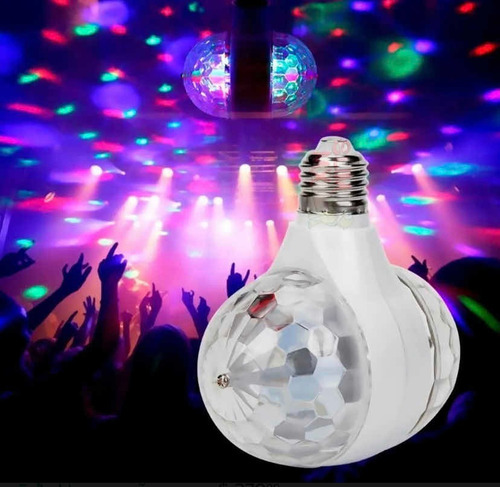 Tira Led Rgb 5050 Más Lámpara Giratoria Doble