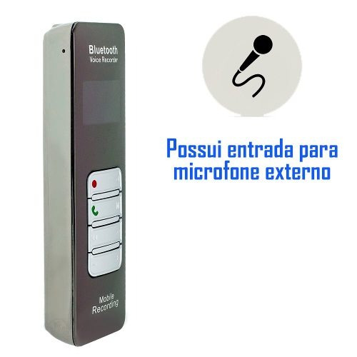 Gravador De Voz Com Entrada Para Microfone Melhor Chamadas