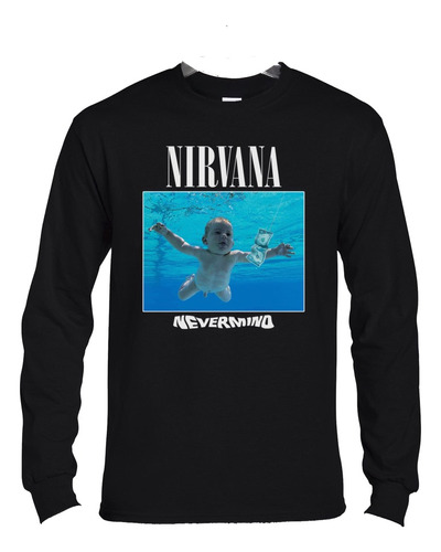 Polera Ml Nirvana Nevermind Rock Abominatron