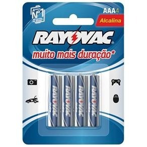 6 Cartelas Pilha Rayovac Alcalina Pequena C/04 - 12181