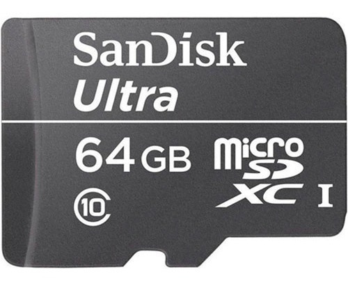 Imagem 1 de 2 de Sandisk 64 Gb Para Celular Original Com Adaptador Para Pc