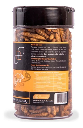 Nutro Bugs Larva Desidratada Para Repteis 30g