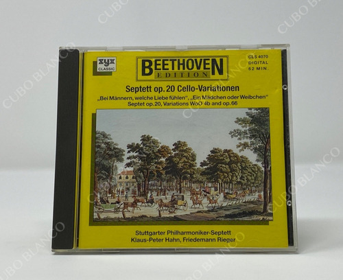 Beethoven - Septett Op.20 Cello-variationen Cd