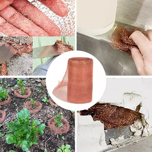 1pz Malla De Cobre Puro Para Evitar Caracoles Y Babosas,