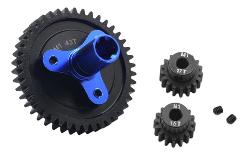 3 Peças 1:10 Metal Gear Slipper Clutch 43t 16 17t