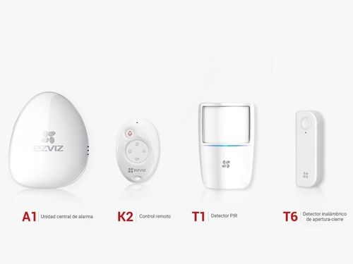 Imagen 2 de 3 de Kit Alarma Domestica Inalambrica Wifi Ezviz Hikvision