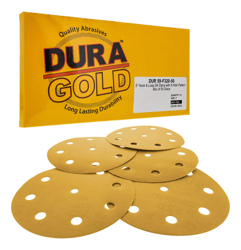 Dura-gold Discos De Lijado Dorados De 5 Pulgadas De Alta Cal