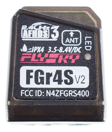 Flysky Fgr4s V2 Afhds 3 Bidireccional Pwm Ppm Ibus Receptor