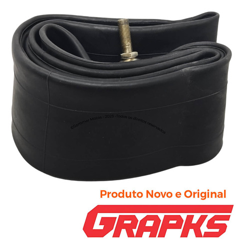Kit Camara Ar Aro 18 + Vacina Pneu 400 Ml Grapks + Michelin