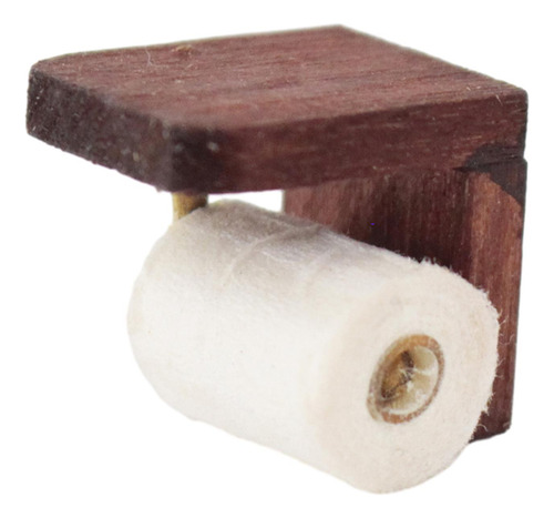2 Soporte De Papel Higiénico Para Casa De Muñecas A Escala