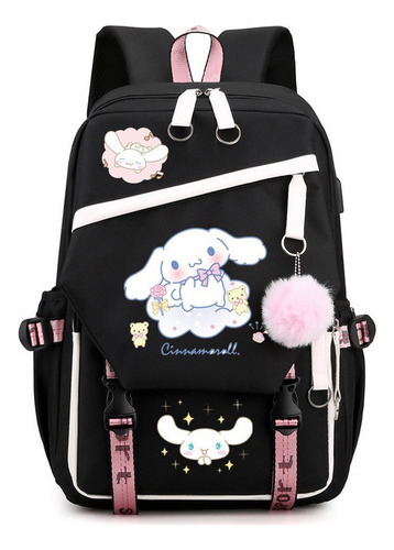 Mochila Rosa Cenicienta 28 Cm Diseño de la tela Liso