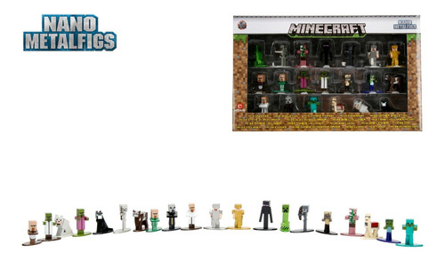 Minecraft Pack 20 Mini Figuras 1:65'' | C