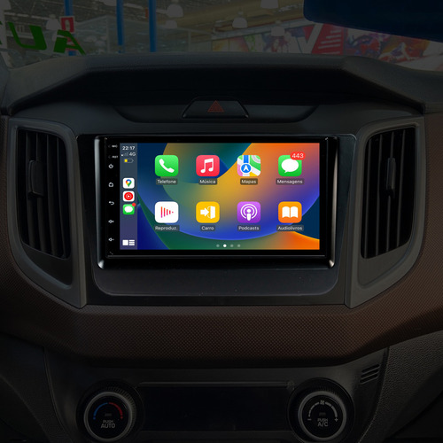 Kit Central Multimidia Android Hyundai Creta 2017 A 2021