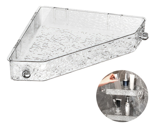 Prateleira Triangular De Banheiro Sem Perfuração