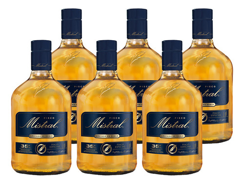 6x Pisco Mistral 35° 1000cc