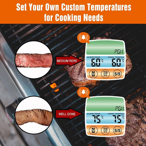 Yu Termómetro Digital For Carne Termómetro De Cocina