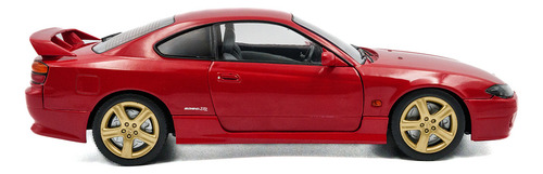 Nissan Silvia S15 Spec-r Aero 1999 1:18 Solido Vermelho